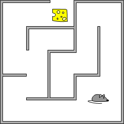 Мышь - сыр (сложность - 1)