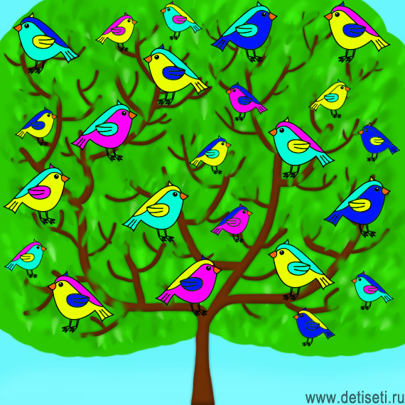 Раскраска Жизнь на дереве Globen 87 х 55 см